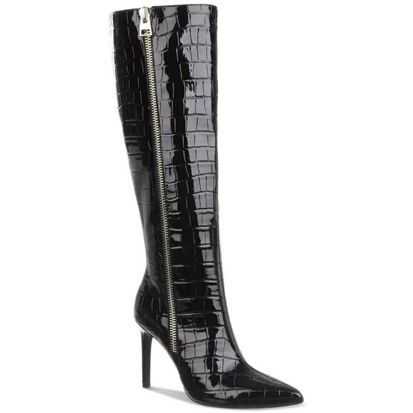 I.N.C. International Concepts Sabrinaa Zip Knee-High Boots Black Size 6.5  $159 - Picture 3 of 3